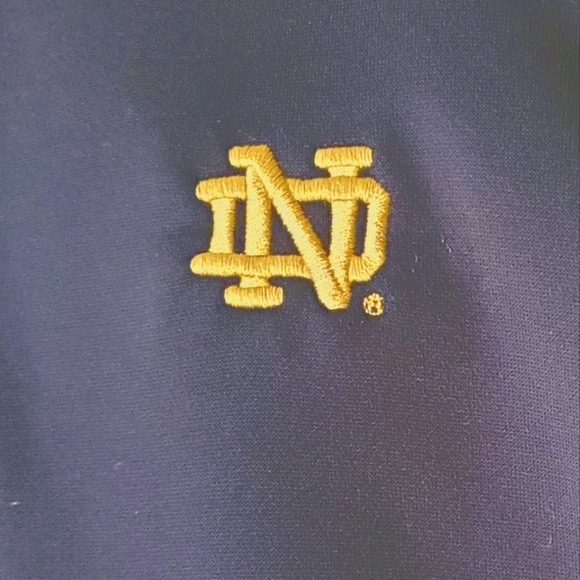 Adidas ClimaLite Notre Dame 1/2 Zip Fleece - Picture 3 of 5